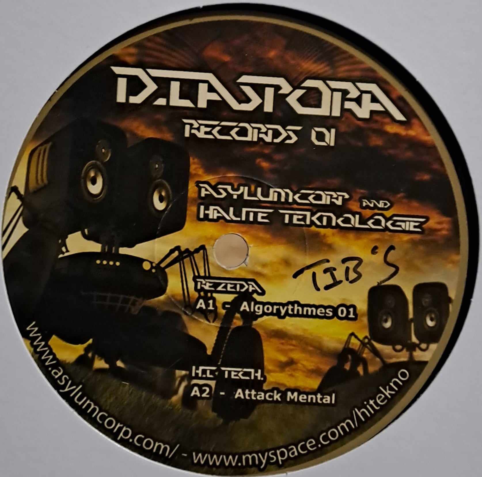 Diaspora 01 - vinyle freetekno